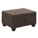 Maston Storage Ottoman in Brown - 9507CHC-4 - FAMSA Furniture (TX)