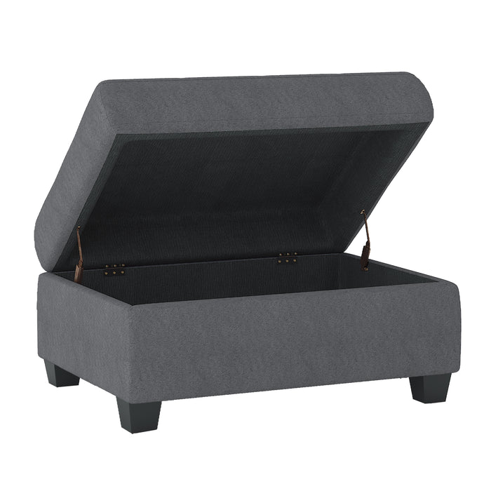 Maston Storage Ottoman in Gray - 9507DGY-4 - FAMSA Furniture (TX)