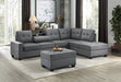 Maston Storage Ottoman in Gray - 9507DGY-4 - FAMSA Furniture (TX)