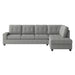 Maston 2-Piece Reversible Sectional with Drop-Down Cup Holders in Gray - 9507GRY*SC - FAMSA Furniture (TX)
