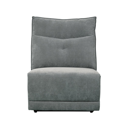 9509DG-ARWH Power Armless Reclining Chair with Power Headrest image