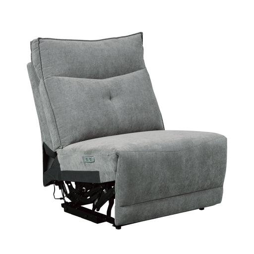 9509DG-ARWH Power Armless Reclining Chair with Power Headrest image