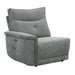 Tesoro (3)Power Double Reclining Loveseat with Center Console, Power Headrests and USB Ports in Gray - 9509DG-2CNPWH* - FAMSA Furniture (TX)