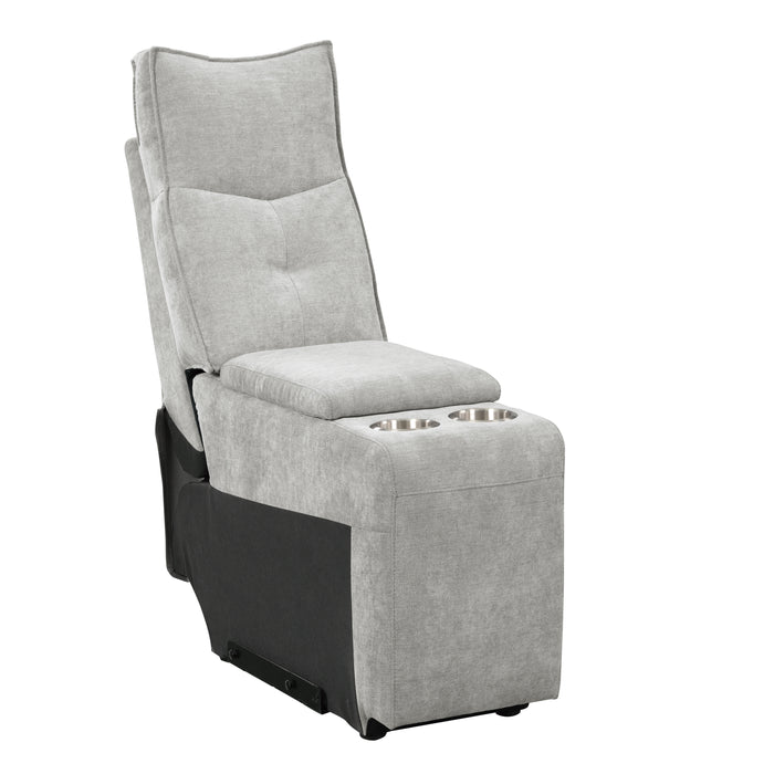 Tesoro 6-Piece Modular Reclining Sectional with Right Chaise in Gray - 9509MGY*6LR5R - FAMSA Furniture (TX)
