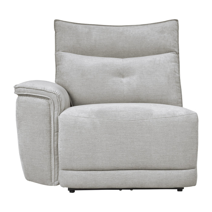 Tesoro 6-Piece Modular Power Reclining Sectional with Power Headrests and USB Ports in Gray - 9509MGY*6LRRRPWH - FAMSA Furniture (TX)