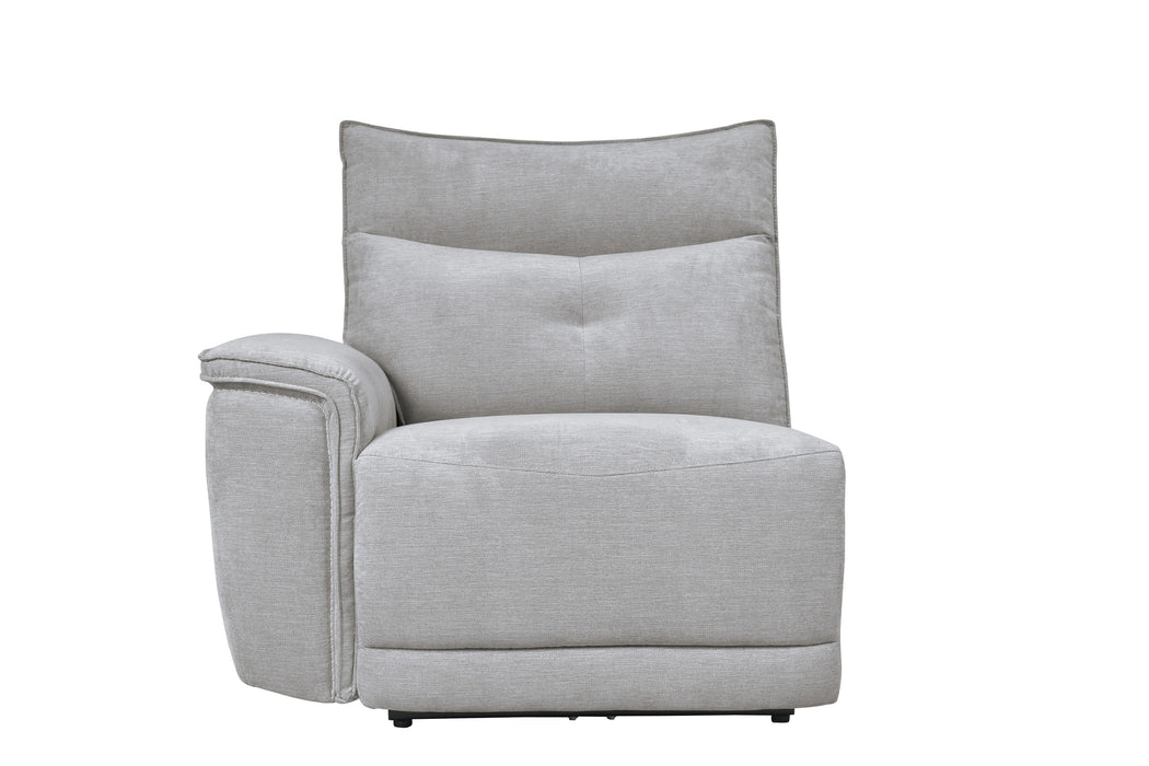 Tesoro 6-Piece Modular Power Reclining Sectional with Power Headrests, Right Chaise and USB Port in Gray - 9509MGY*6LRPWH5R - FAMSA Furniture (TX)