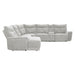 Tesoro 6-Piece Modular Reclining Sectional with Left Chaise in Gray - 9509MGY*65LRR - FAMSA Furniture (TX)