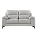 Mischa 2pc Set: Sofa, Love in Gray - 9514SVE*2 - FAMSA Furniture (TX)