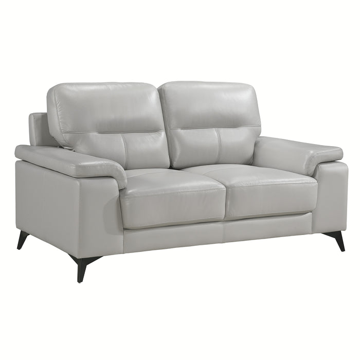 Mischa 2pc Set: Sofa, Love in Gray - 9514SVE*2 - FAMSA Furniture (TX)