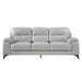 Mischa 2pc Set: Sofa, Love in Gray - 9514SVE*2 - FAMSA Furniture (TX)