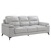 Mischa 2pc Set: Sofa, Love in Gray - 9514SVE*2 - FAMSA Furniture (TX)