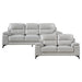 Mischa 2pc Set: Sofa, Love in Gray - 9514SVE*2 - FAMSA Furniture (TX)