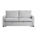 Price Convertible Studio Sofa with Pull-out Bed in Gray - 9525RF-3CL - FAMSA Furniture (TX)