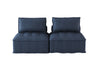 Ulrich Loveseat in Blue - 9545BU-2* - FAMSA Furniture (TX)