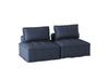 Ulrich Loveseat in Blue - 9545BU-2* - FAMSA Furniture (TX)