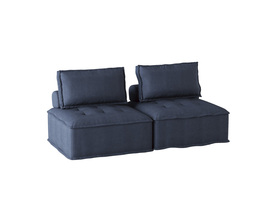 Ulrich Loveseat in Blue - 9545BU-2* - FAMSA Furniture (TX)