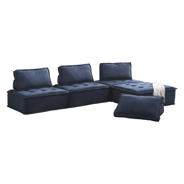 Ulrich 4-Piece Modular Sectional in Blue - 9545BU*4 - FAMSA Furniture (TX)