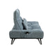 Quonsett Sofa with Power Adjustable Seat Depth and Manual Adjustable Headrests in Blue - 9556BUE-3PW - FAMSA Furniture (TX)