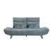 Quonsett Sofa with Power Adjustable Seat Depth and Manual Adjustable Headrests in Blue - 9556BUE-3PW - FAMSA Furniture (TX)