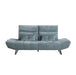 Quonsett Sofa with Power Adjustable Seat Depth and Manual Adjustable Headrests in Blue - 9556BUE-3PW - FAMSA Furniture (TX)