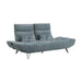 Quonsett Sofa with Power Adjustable Seat Depth and Manual Adjustable Headrests in Blue - 9556BUE-3PW - FAMSA Furniture (TX)