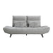 Quonsett Sofa with Power Adjustable Seat Depth and Manual Adjustable Headrests in Gray - 9556GRY-3PW - FAMSA Furniture (TX)