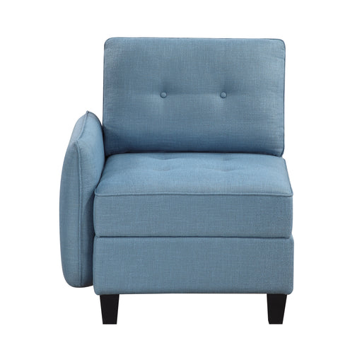 9557BUE-C1A Reversible Chair with One Arm and Storage image