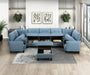 9557BUE-4 Ottoman with Storage image