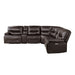 Dyersburg 6-Piece Power Reclining Sectional in Brown - 9579BRW*6LRRRPW - FAMSA Furniture (TX)