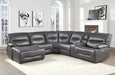 Dyersburg (5/6)Power Armless Reclining Chair in Gray - 9579GRY-ARPW - FAMSA Furniture (TX)