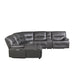 Dyersburg 6-Piece Power Reclining Sectional with Left Chaise in Gray - 9579GRY*6LCRRPW - FAMSA Furniture (TX)