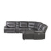 Dyersburg 6-Piece Power Reclining Sectional with Right Chaise in Gray - 9579GRY*6LRRCPW - FAMSA Furniture (TX)