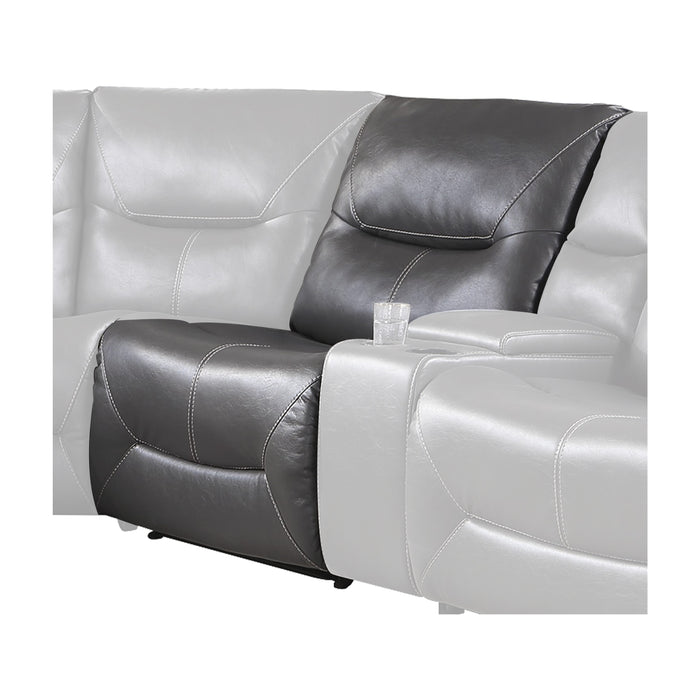 Dyersburg (5/6)Power Armless Reclining Chair in Gray - 9579GRY-ARPW - FAMSA Furniture (TX)