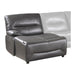 Dyersburg (1/6)Power Left Side Reclining Chaise with USB Port in Gray - 9579GRY-LCPW - FAMSA Furniture (TX)