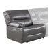 Dyersburg (1/6)Power Left Side Reclining Chair with USB Port in Gray - 9579GRY-LRPW - FAMSA Furniture (TX)