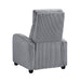 Parsons Push Back Reclining Chair in Gray - 9588DGY-1PB - FAMSA Furniture (TX)