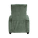 Parsons Push Back Reclining Chair in Green - 9588GRN-1PB - FAMSA Furniture (TX)