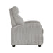 Parsons Push Back Reclining Chair in Gray - 9588GRY-1PB - FAMSA Furniture (TX)