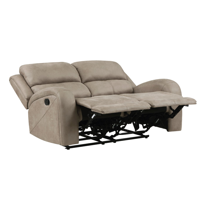 Pagosa Double Reclining Loveseat in Brown - 9601BR-2 - FAMSA Furniture (TX)