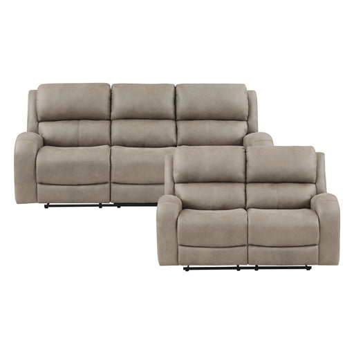 Pagosa 2pc Set: Sofa, Love in Brown - 9601BR*2 - FAMSA Furniture (TX)