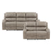 Pagosa 2pc Set: Sofa, Love in Brown - 9601BR*2 - FAMSA Furniture (TX)