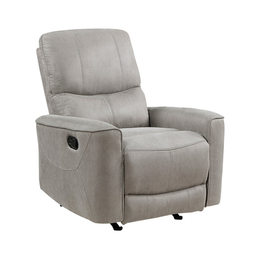 Ouray Rocker Reclining Chair in Gray - 9602GY-1 - FAMSA Furniture (TX)