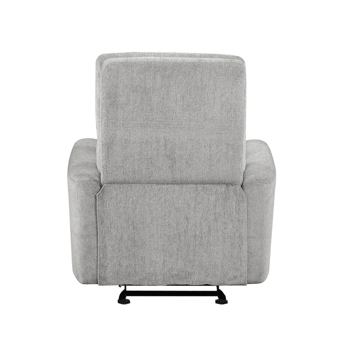 Lyndon Glider Reclining Chair in Gray - 9610GY-1 - FAMSA Furniture (TX)