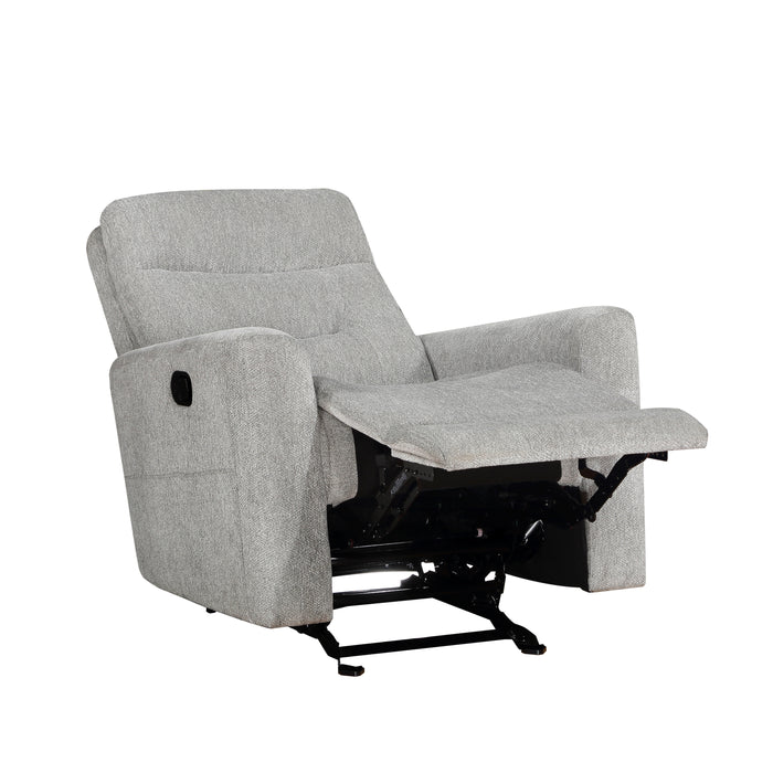 Lyndon Glider Reclining Chair in Gray - 9610GY-1 - FAMSA Furniture (TX)