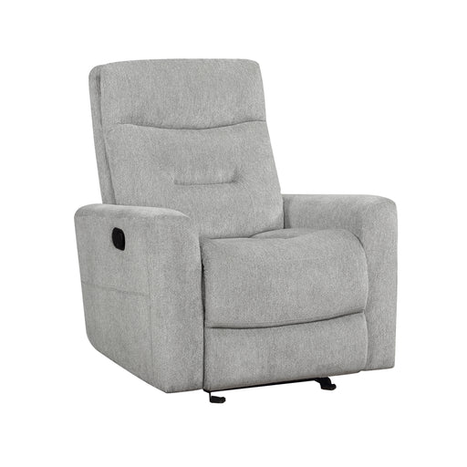 Lyndon Glider Reclining Chair in Gray - 9610GY-1 - FAMSA Furniture (TX)
