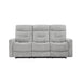 Lyndon Double Reclining Sofa in Gray - 9610GY-3 - FAMSA Furniture (TX)