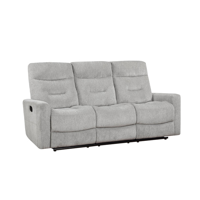Lyndon Double Reclining Sofa in Gray - 9610GY-3 - FAMSA Furniture (TX)