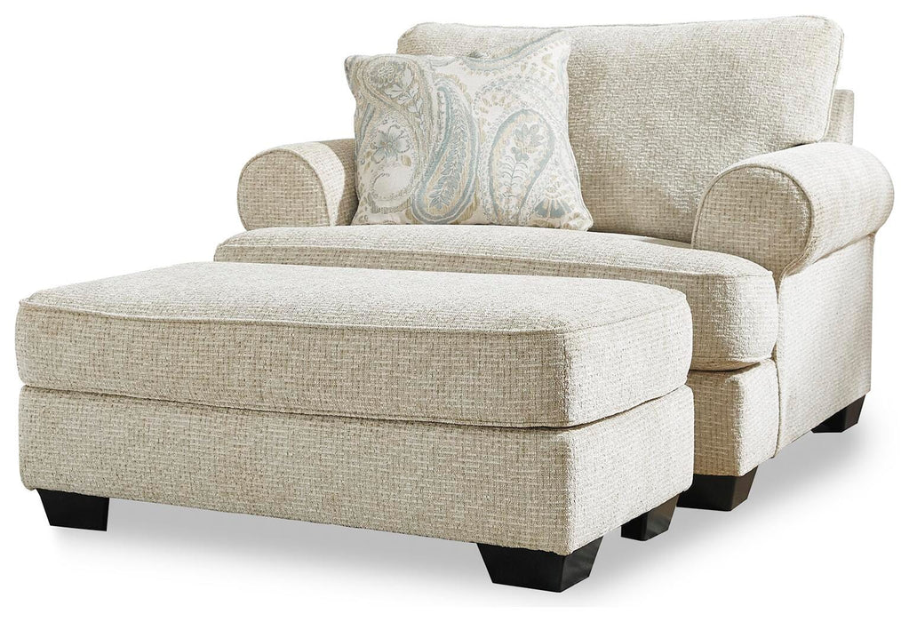 Monaghan Oversized Chair and Ottoman - FAMSA Furniture (TX)