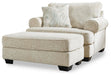 Monaghan Oversized Chair and Ottoman - FAMSA Furniture (TX)