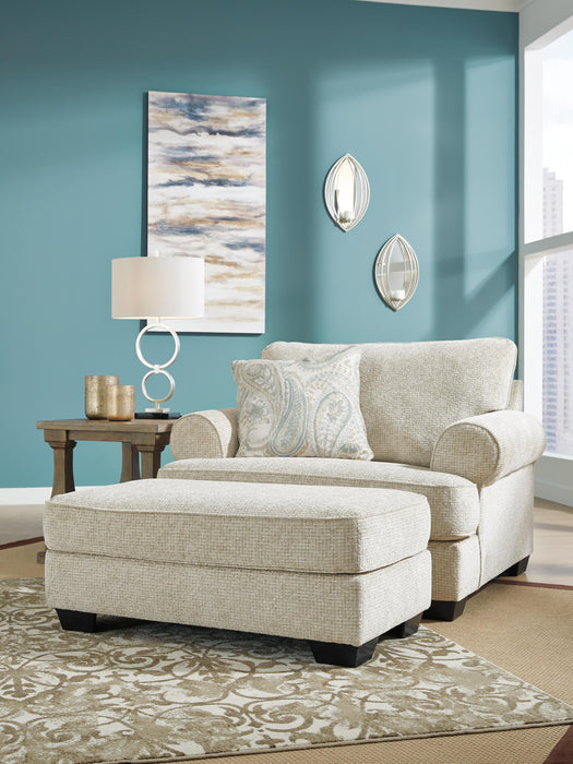 Monaghan Oversized Chair and Ottoman - FAMSA Furniture (TX)